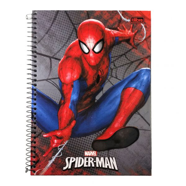 Caderno Espiral Homem Aranha 96 Fl 1 Matéria Tilibra Unidade