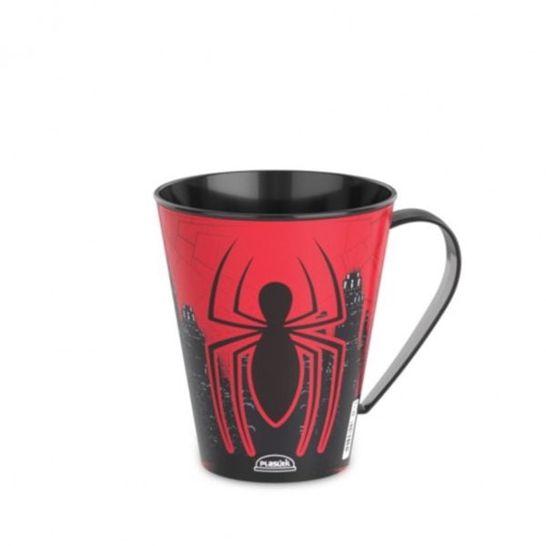 Caneca Spider Man 360 Ml Homem Aranha Alça Plástico - 128296