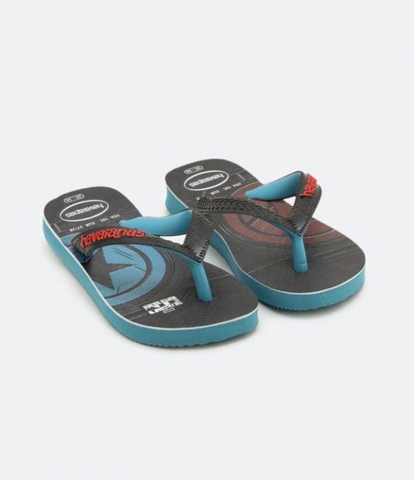 Chinelo Infantil Havaianas com Estampa Capitão América - Tam 23/24 ao 31/32