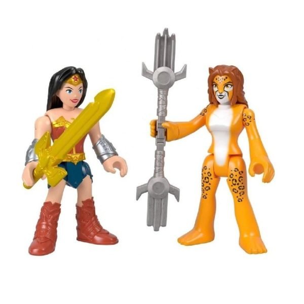 Imaginext Dc Superfriends Mulher Maravilha E Cheetah- Mattel