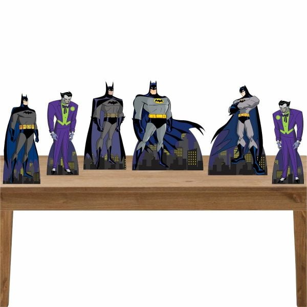 Kit Festa 6 Displays De Mesa Aniversário Batman