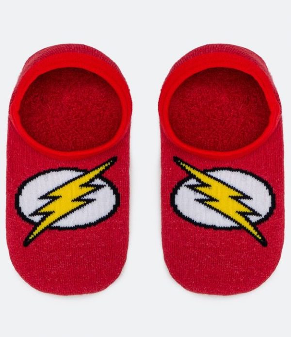 Meia Sapatilha Infantil Estampa The Flash