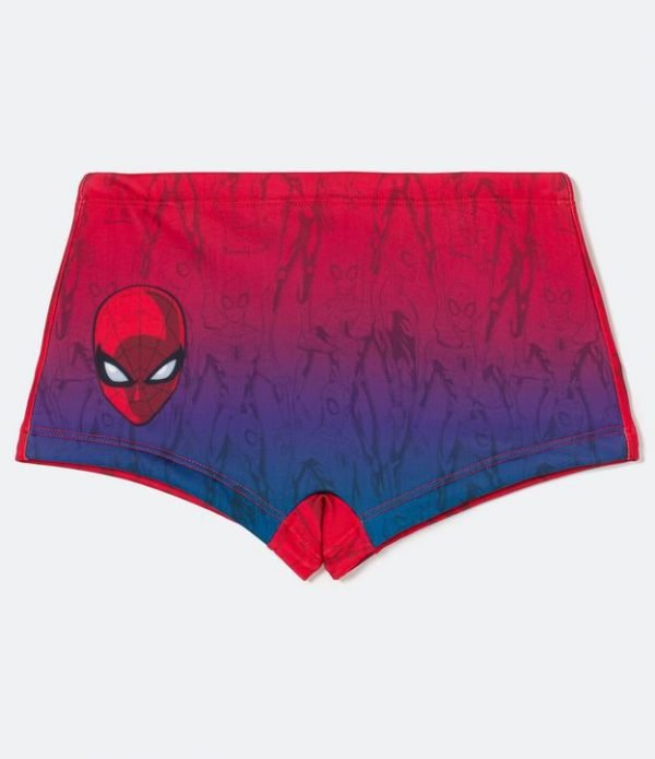 Sunga Boxer Infantil com Estampa do Homem Aranha - Tam 2 a 10 anos