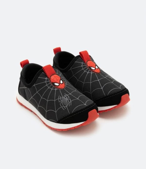 Tênis Jogging Infantil Calce Fácil com Patch do Homem Aranha - Tam 20 ao 27