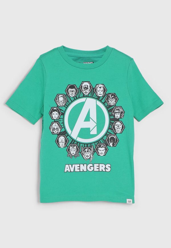 Infantil - Camiseta GAP Avengers Verde