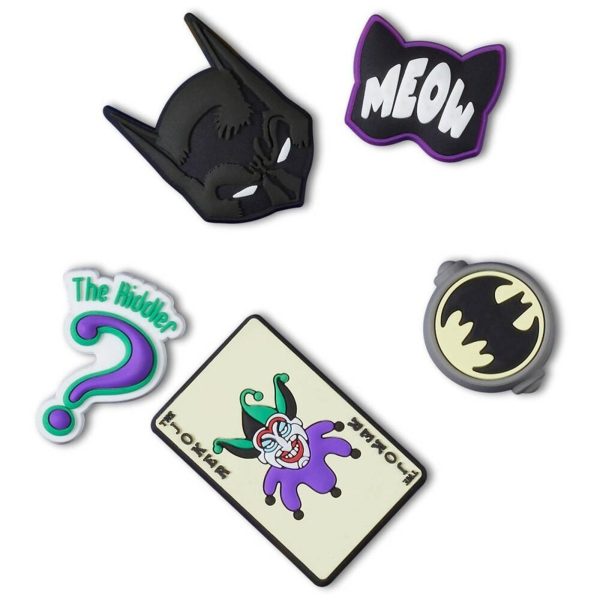 Infantil - Jibbitz™ batman pack 5 unico Branco