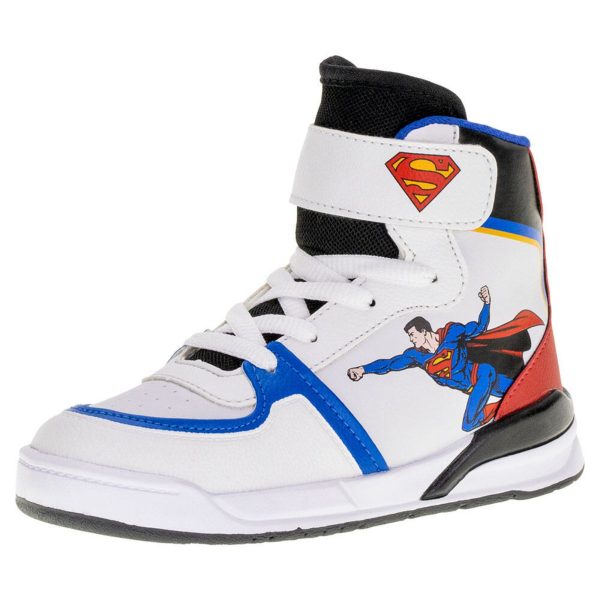 Infantil - Tênis Cano Alto Superman Via Vip - W4008sm 2814008 Branco