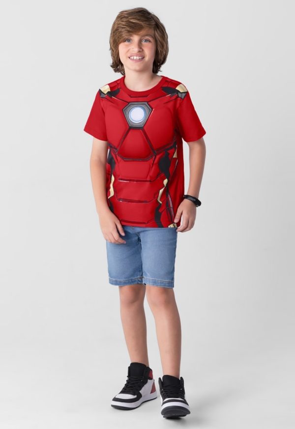 Infantil - Camiseta Marvel Avengers menino Brandili