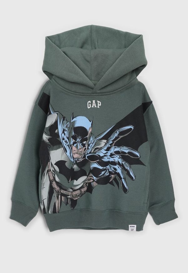 Infantil - Blusa de Moletom GAP Batman Verde